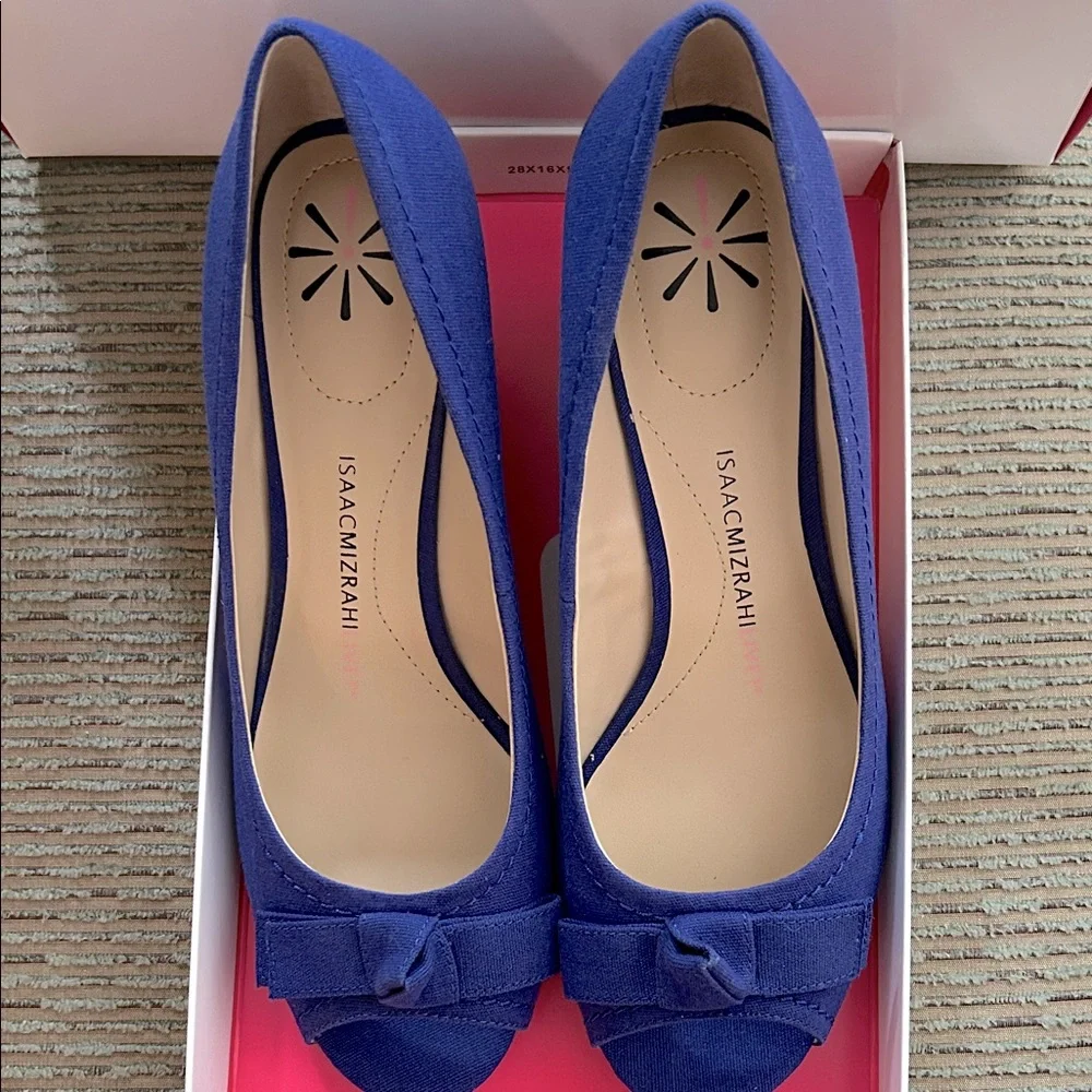NEW Issac Mizrahi Peep Toe Espadrilles - Picture 3 of 7